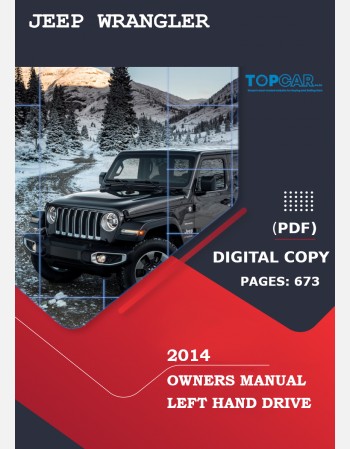 jeep wrangler 2014 owners manual